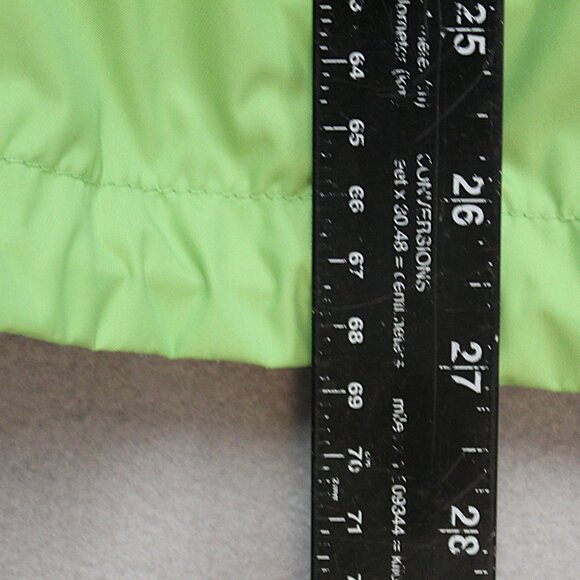 COLUMBIA Womens Jacket Large Omni Tech Green White Hooded Snowboard Coat - Picture 5 of 9